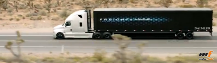 El camión autónomo en Nevada