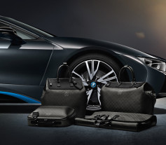 BMW i8 con equipaje a medida de Louis Vuitton