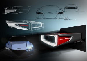 Audi Sport Quattro Concept Diseño