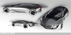 Salon Frankfurt 2013 Opel Monza Concept Diseño