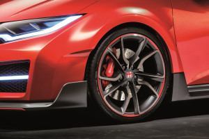 Honda Civic Type R - Frontal lateral con llanta