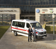 Volkswagen-Audi España ha hecho entrega a la Cruz Roja de un Volkswagen Crafter