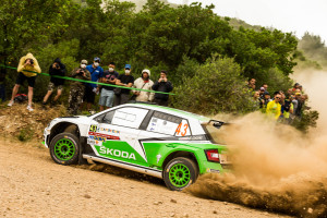 Tercer podio en el Campeonato del Mundo de Rallyes para el ŠKODA Fabia R5