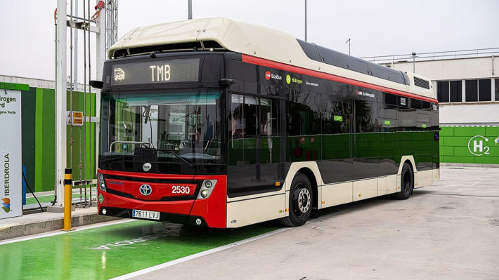 Barcelona recibe su primer autobús de hidrógeno de última generación, con tecnología de pila de combustible de Toyota